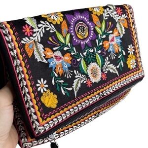 New Look Embroidered Clutch